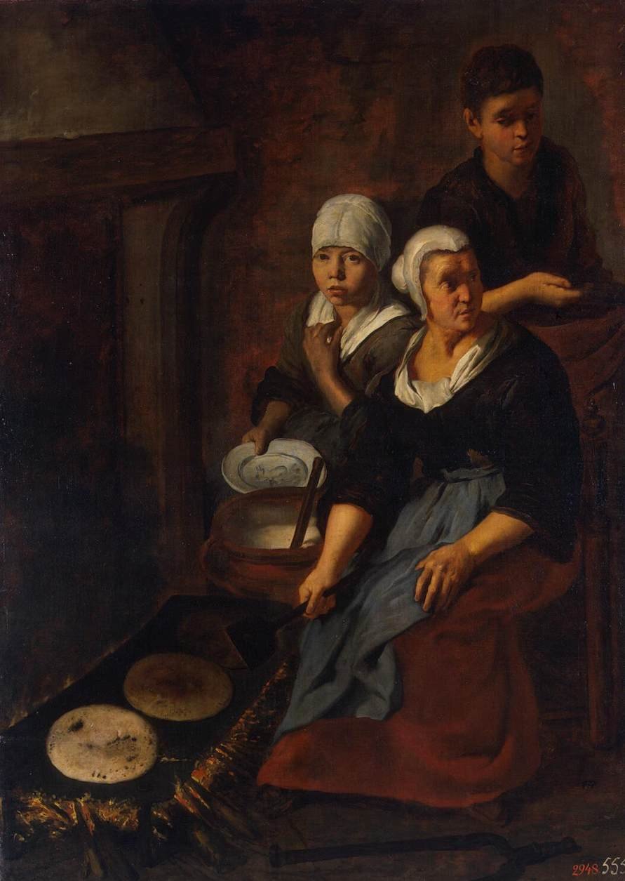 Pieczenie płaskich ciast autorstwa Bartolomé Esteban Murillo