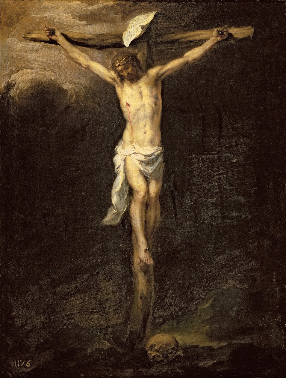 Chrystus na krzyżu, 1672 autorstwa Bartolomé Esteban Murillo