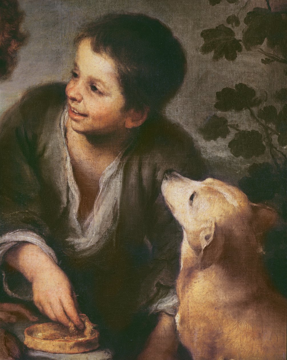 Fragment dzieci jedzących ciasto, 1670-75 (zob. 213978) autorstwa Bartolomé Esteban Murillo