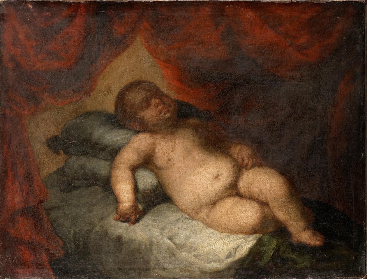Niemowlę Chrystus śpi autorstwa Bartolomé Esteban Murillo