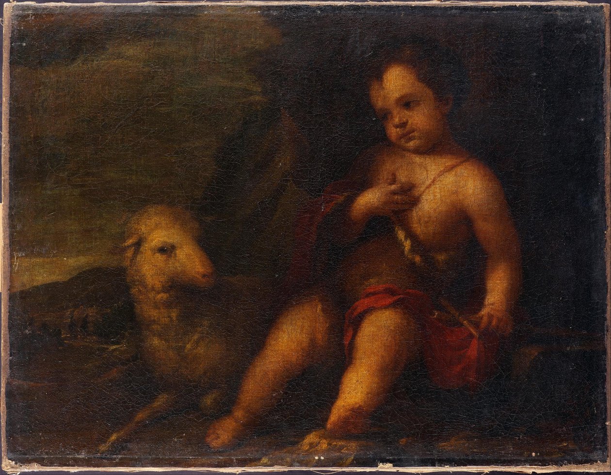 Niemowlę St John autorstwa Bartolomé Esteban Murillo