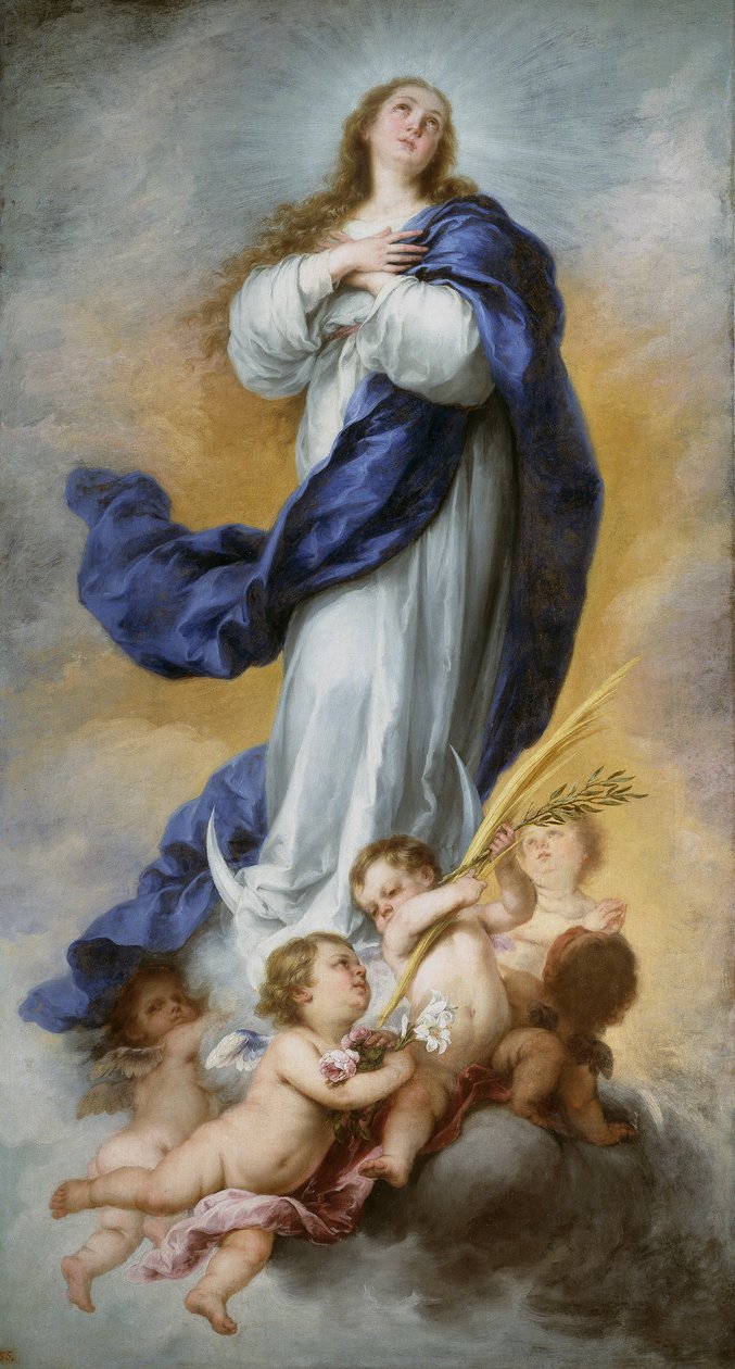 Niepokalane Poczęcie autorstwa Bartolomé Esteban Murillo