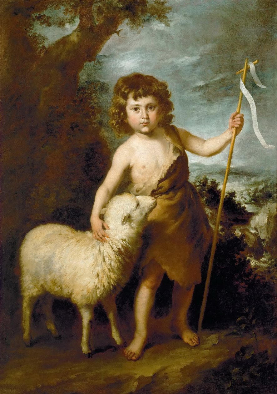 Jan Chrzciciel jako dziecko autorstwa Bartolomé Esteban Murillo