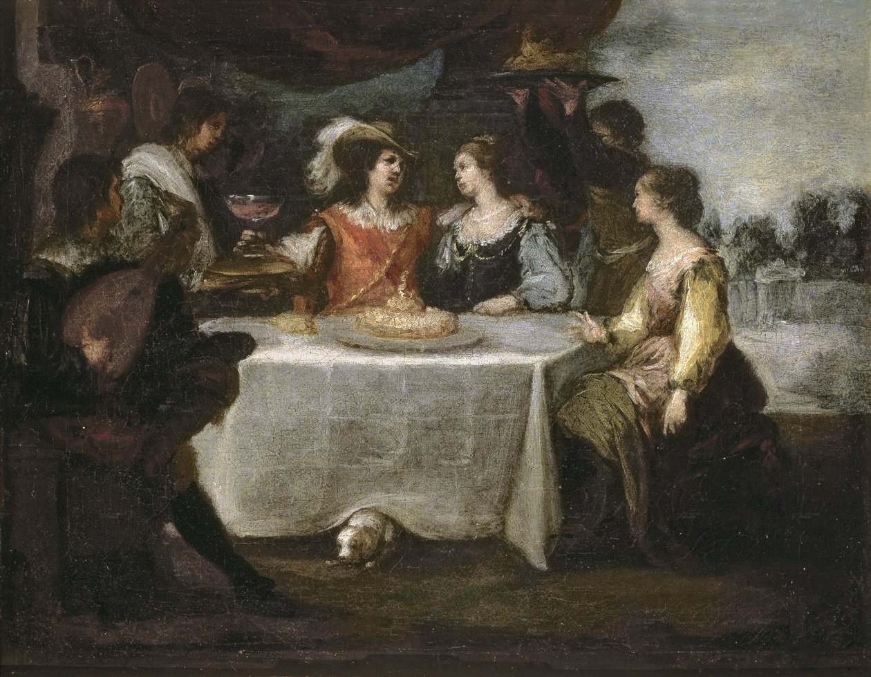 Rozproszenie syna marnotrawnego autorstwa Bartolomé Esteban Murillo