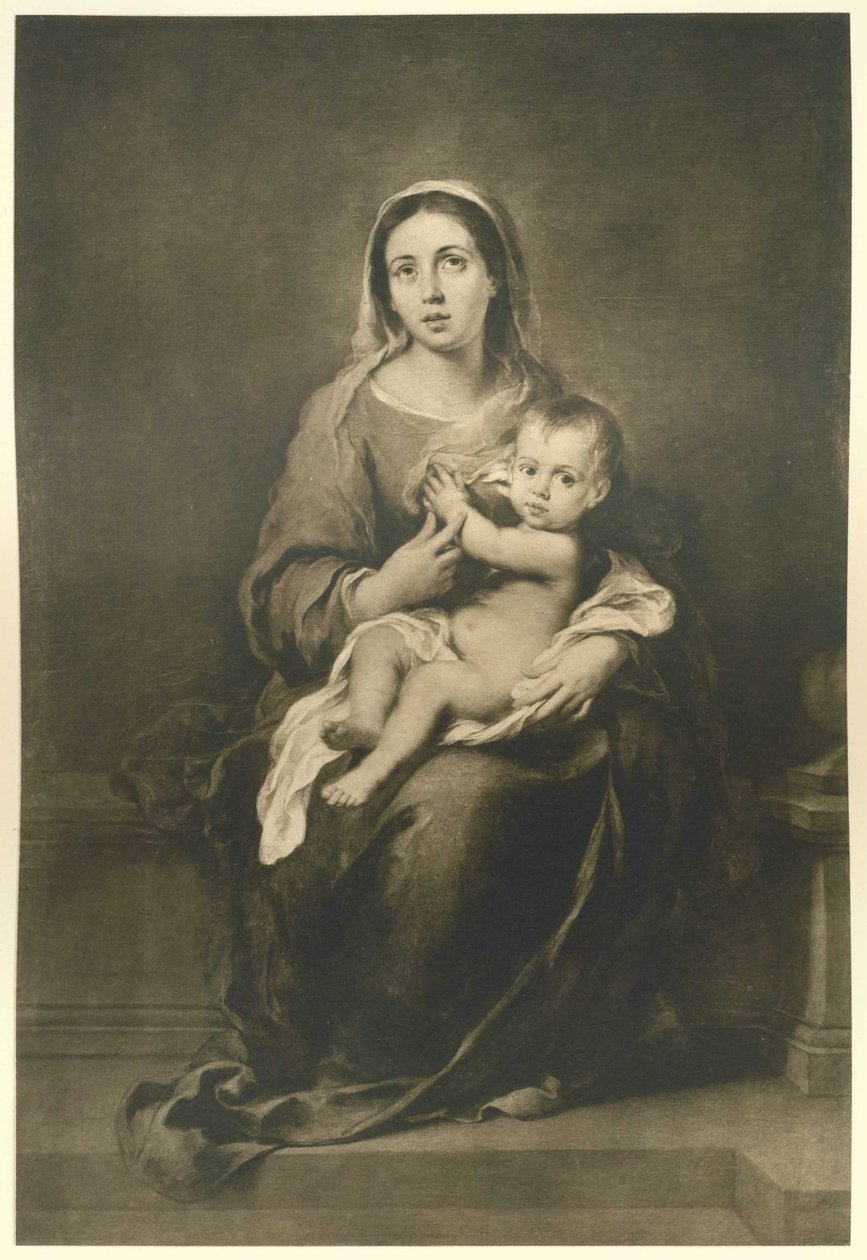 Maryja z dzieckiem autorstwa Bartolomé Esteban Murillo