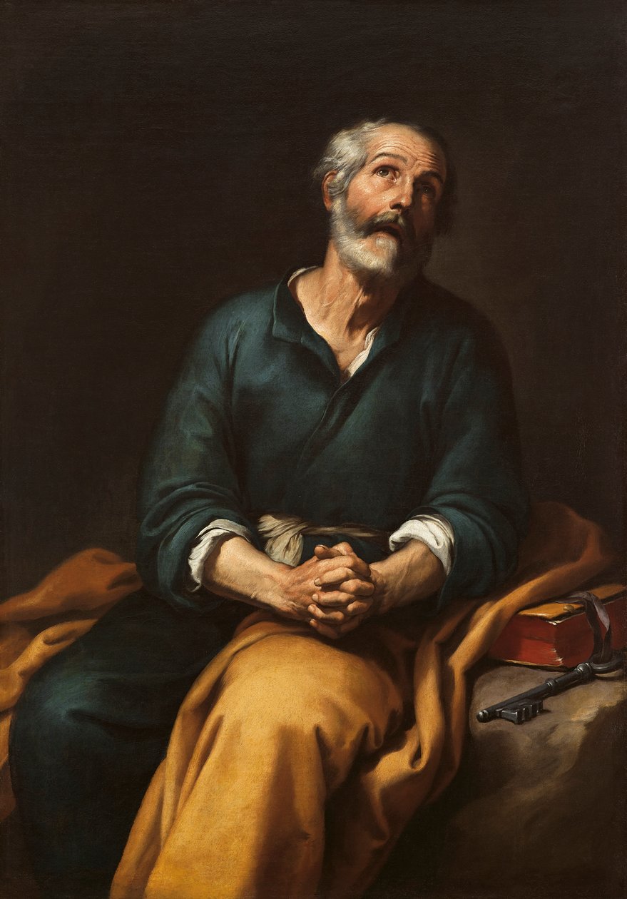 Święty Piotr we łzach autorstwa Bartolomé Esteban Murillo