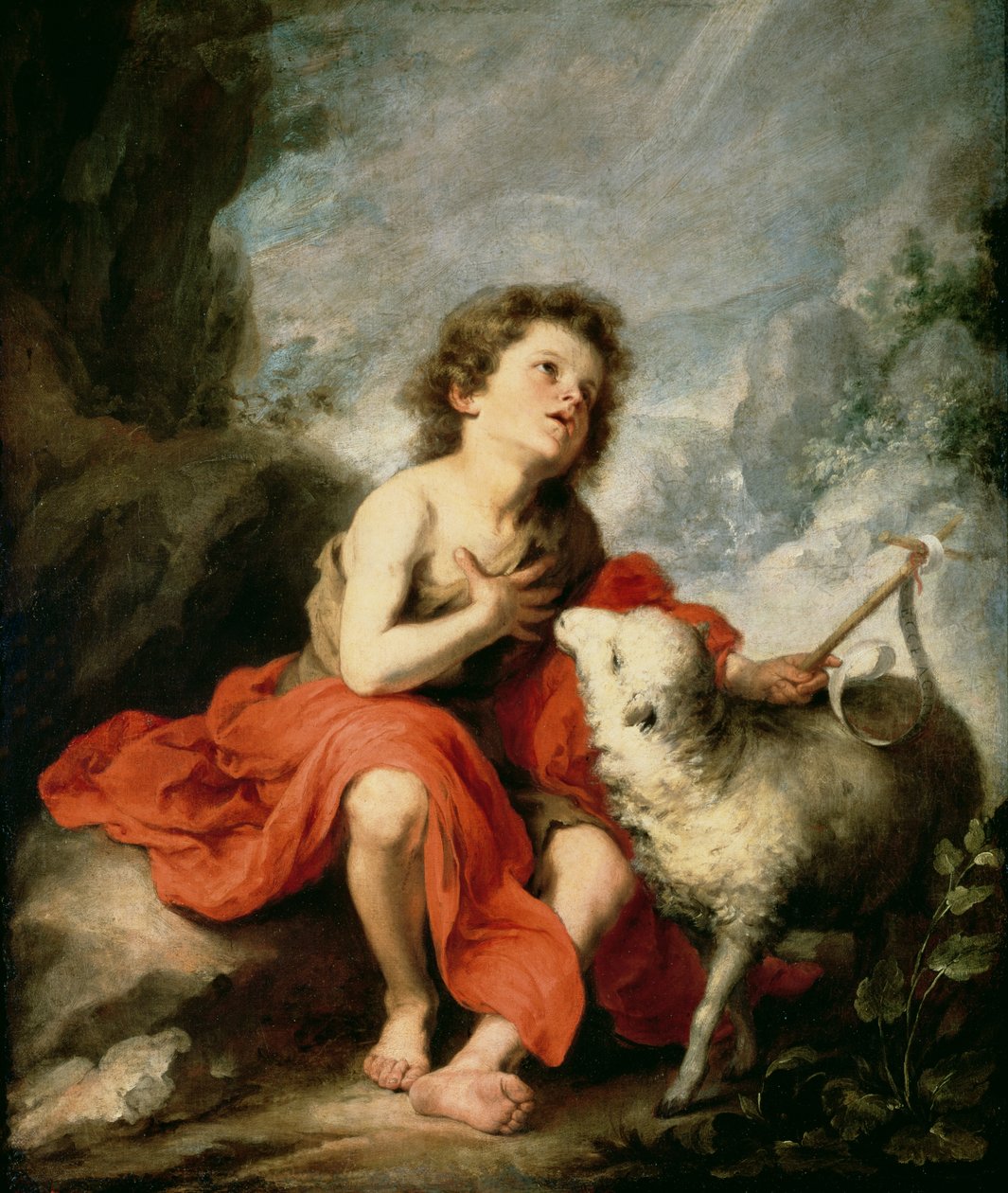 Św. Jan Chrzciciel jako dziecko, ok. 1665 autorstwa Bartolomé Esteban Murillo