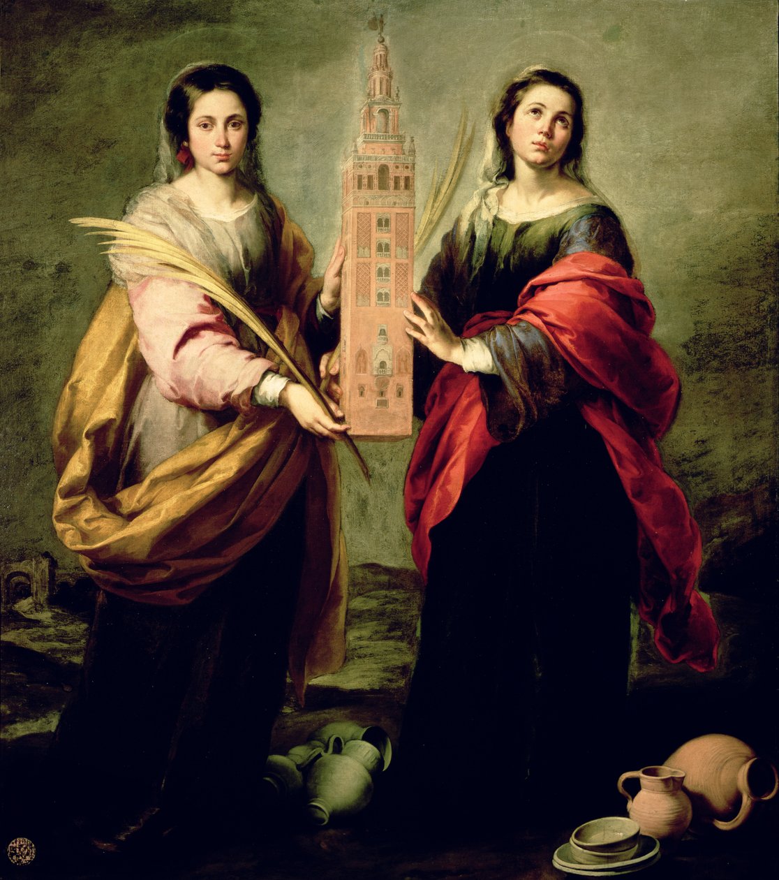 Św. Justyna i Św. Rufina, 1675 autorstwa Bartolomé Esteban Murillo