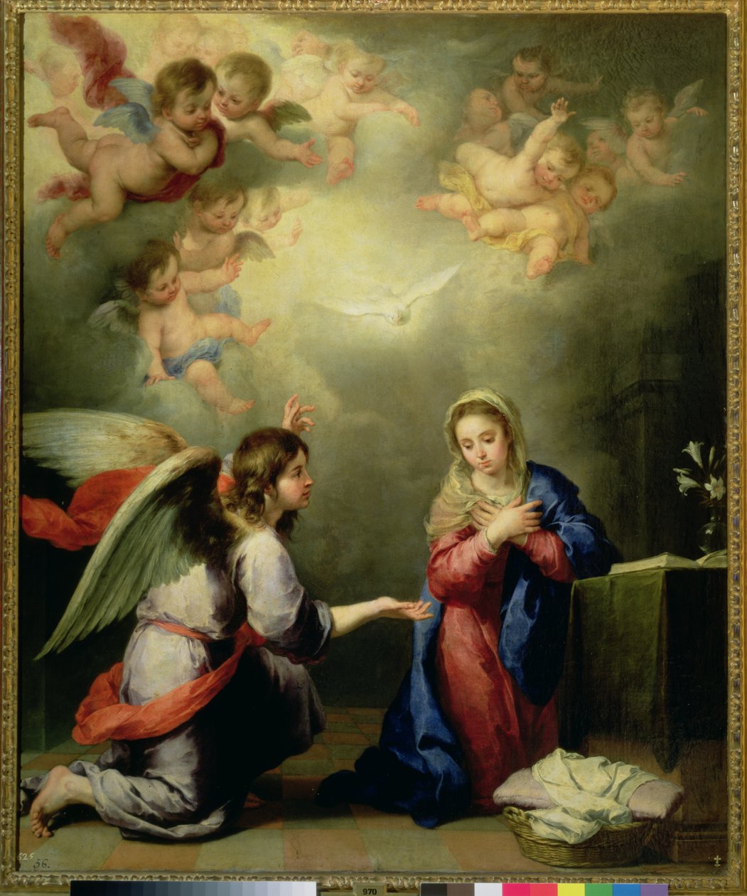 Zwiastowanie, XVII wiek autorstwa Bartolomé Esteban Murillo