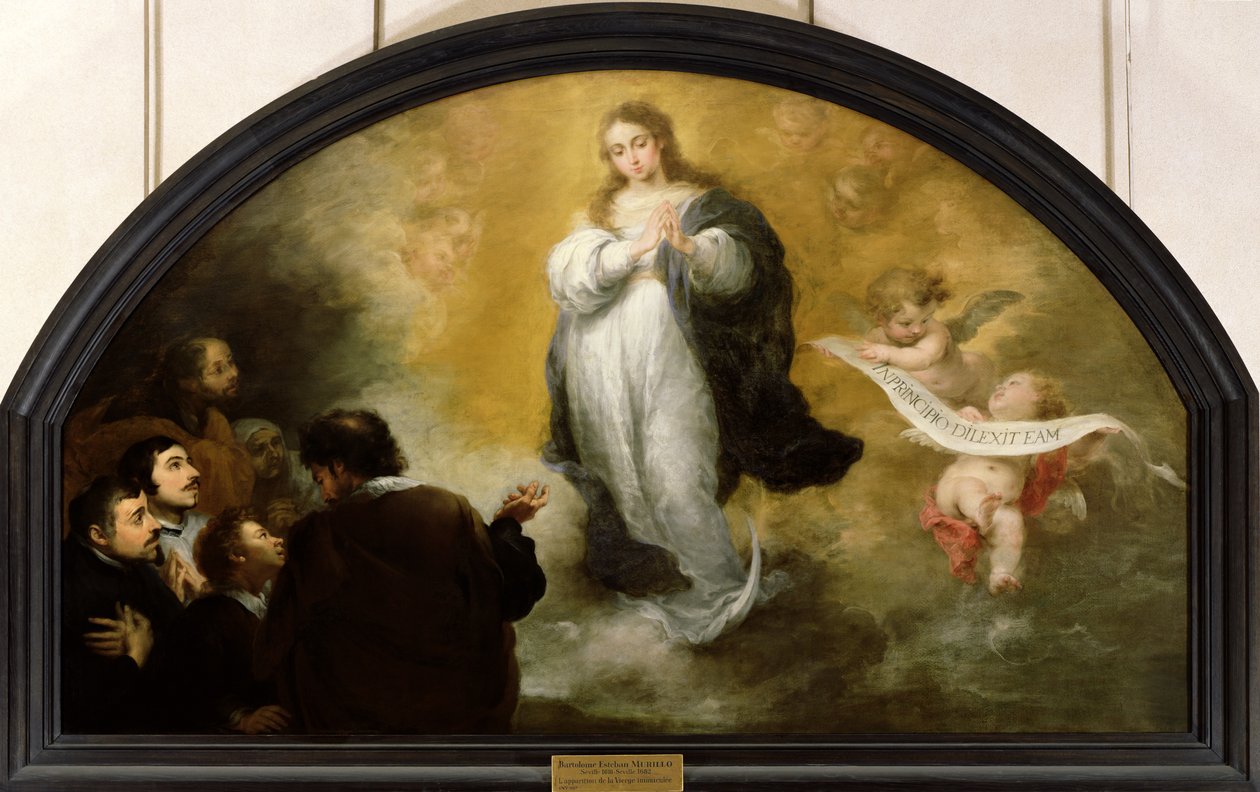 Objawienie Dziewicy, 1665 autorstwa Bartolomé Esteban Murillo