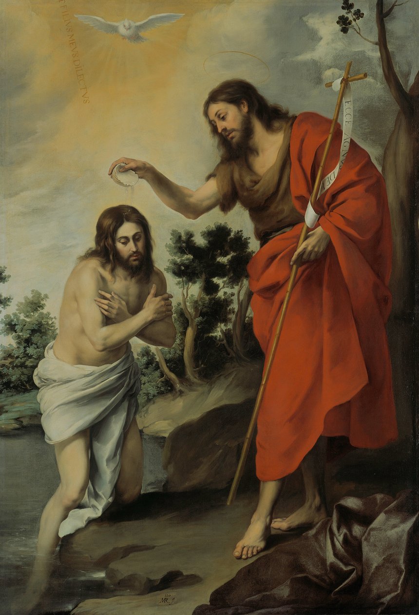 Chrzest Chrystusa autorstwa Bartolomé Esteban Murillo