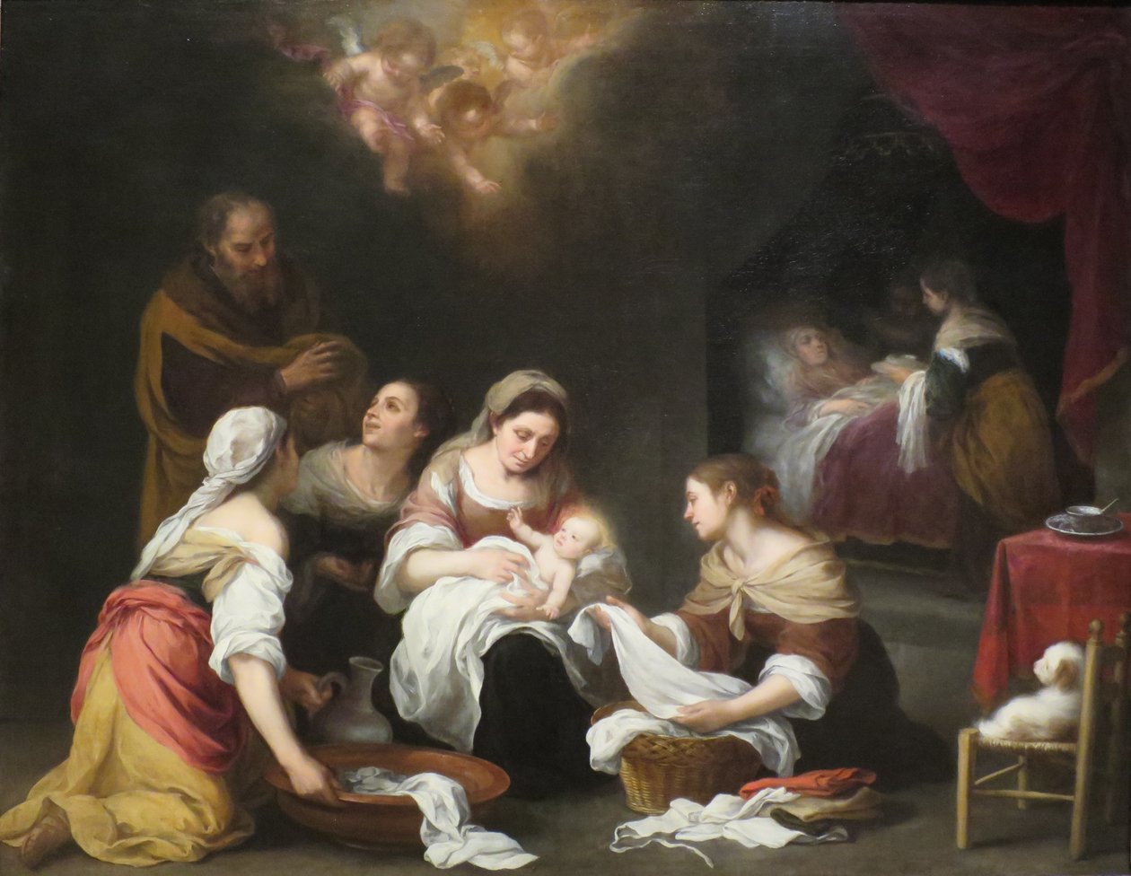 Narodziny św. Jana Chrzciciela autorstwa Bartolomé Esteban Murillo