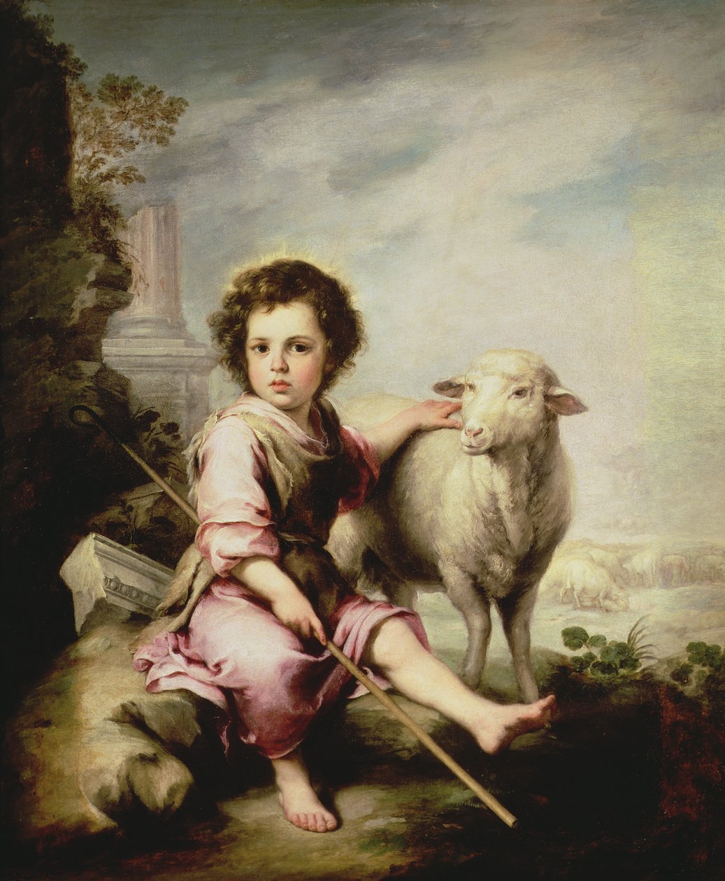 Dobry Pasterz, ok.1650 autorstwa Bartolomé Esteban Murillo