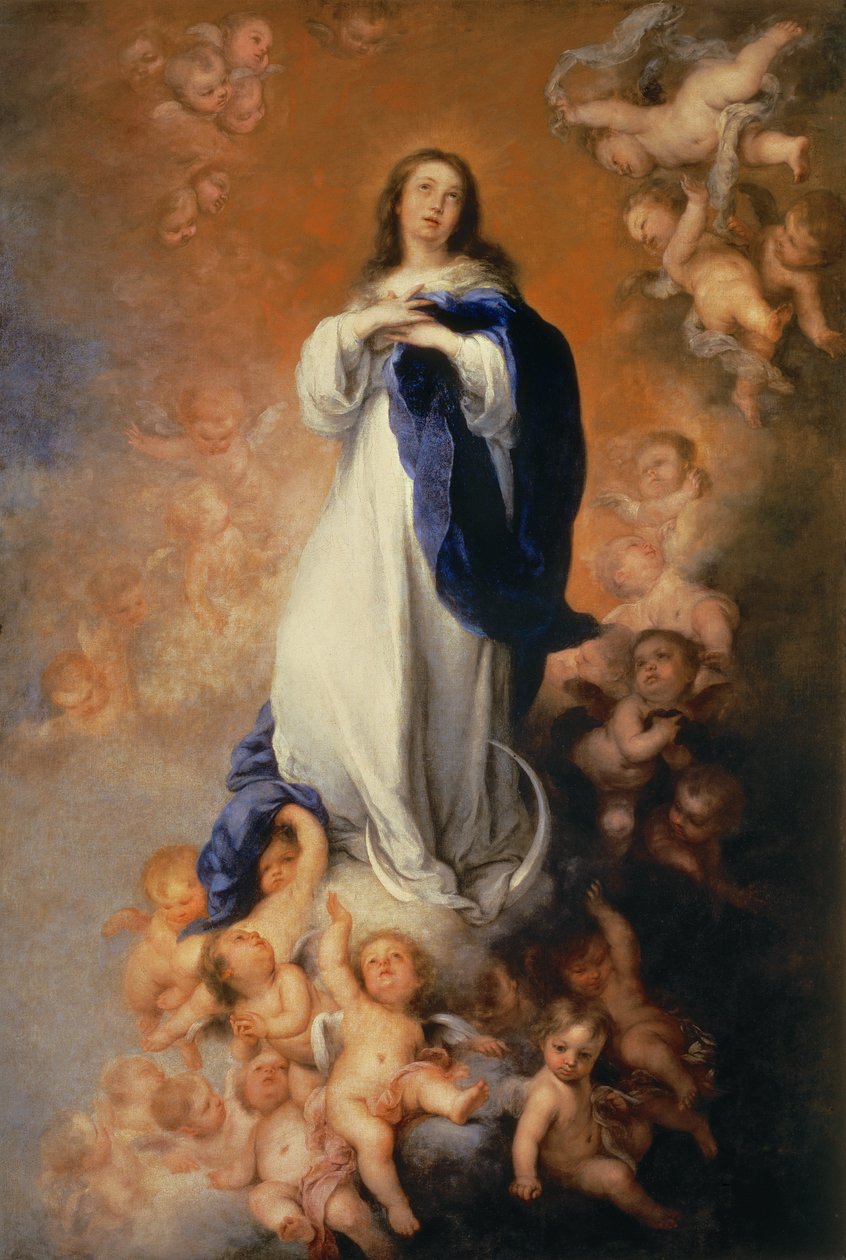 Niepokalane Poczęcie Los Venerables, czyli „Dusza”, ok. 1678” autorstwa Bartolomé Esteban Murillo