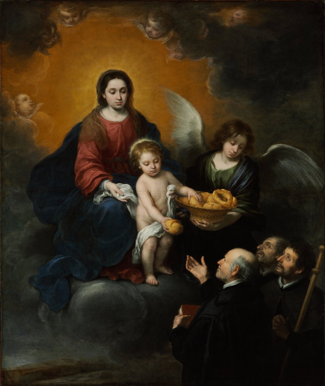 Dzieciątko Chrystus rozdające chleb pielgrzymom autorstwa Bartolomé Esteban Murillo