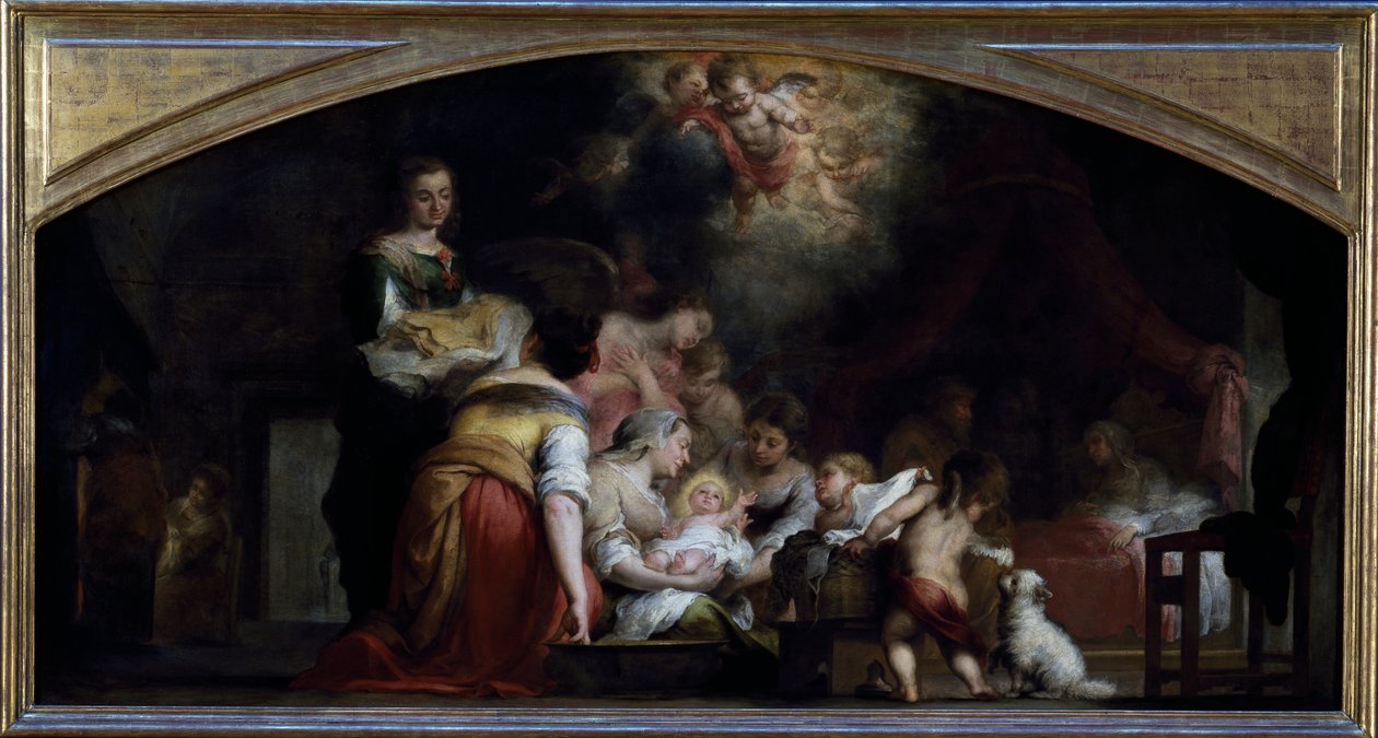 Narodziny Dziewicy autorstwa Bartolomé Esteban Murillo