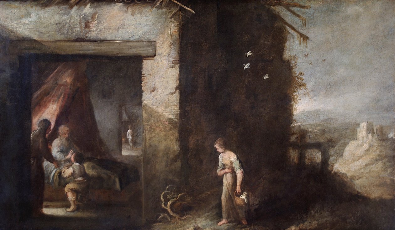 „Izaak błogosławiący Jakuba”, XVII wiek autorstwa Bartolomé Esteban Murillo
