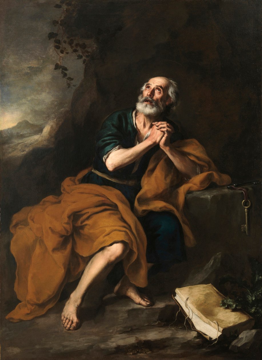 Piotr Apostoł, 1665-1670. autorstwa Bartolomé Esteban Murillo