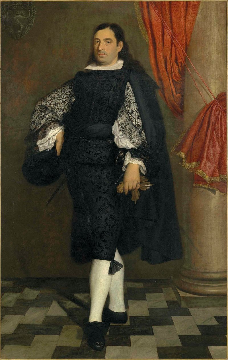 Portret mężczyzny w wieku 34 lat, prawdopodobnie członka rodziny Ostigliani. autorstwa Bartolomé Esteban Murillo