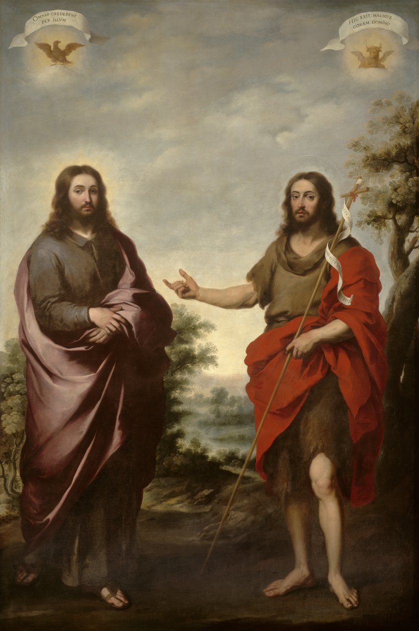 Św. Jan Chrzciciel wskazujący na Chrystusa, ok. 1655 autorstwa Bartolomé Esteban Murillo