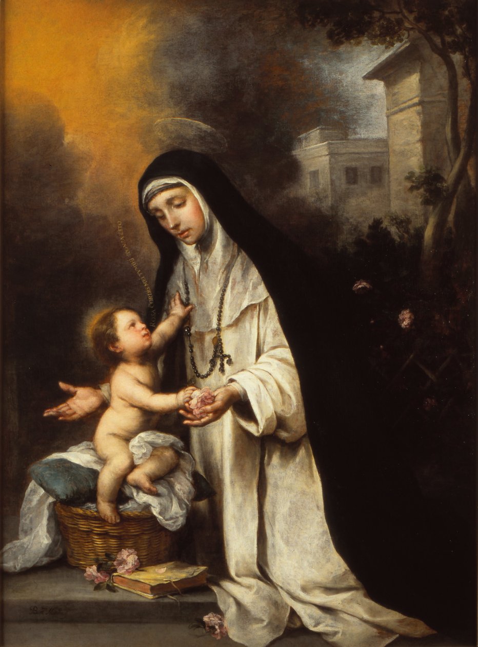 Święta Róża z Limy, 1670 autorstwa Bartolomé Esteban Murillo