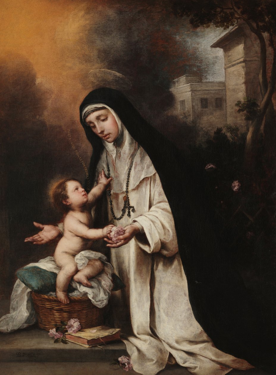 Santa Rosa de Lima autorstwa Bartolomé Esteban Murillo