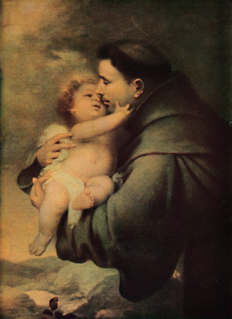 Św. Antoni Padewski z Dzieciątkiem Jezus, połowa końca XVII w., 1914 r. autorstwa Bartolomé Esteban Murillo