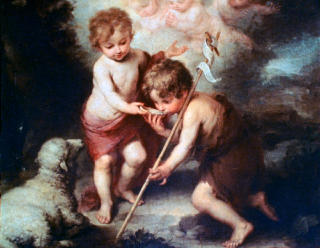 Chłopcy z muszlą, c1670 autorstwa Bartolomé Esteban Murillo