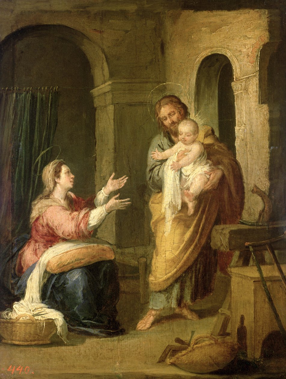 Święta Rodzina, ok. 1660-70 autorstwa Bartolomé Esteban Murillo