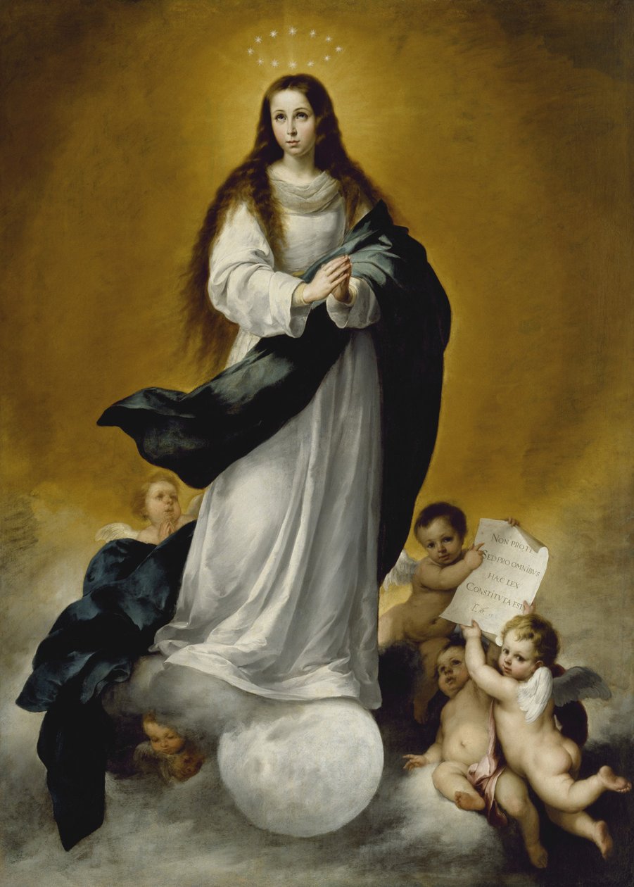 Dziewica Niepokalanego Poczęcia, ok. 1660 autorstwa Bartolomé Esteban Murillo