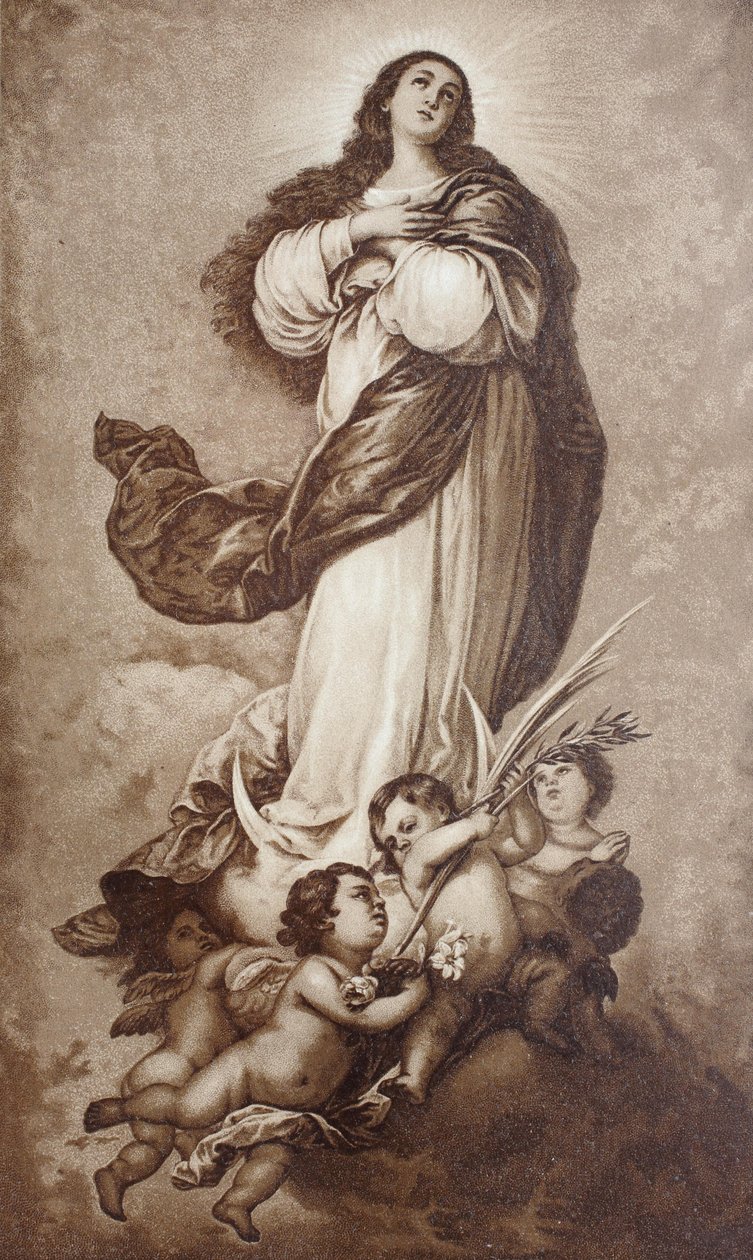 Niepokalane Poczęcie Najświętszej Maryi Panny – Bartolome Esteban Murillo autorstwa Bartolome Esteban (after) Murillo