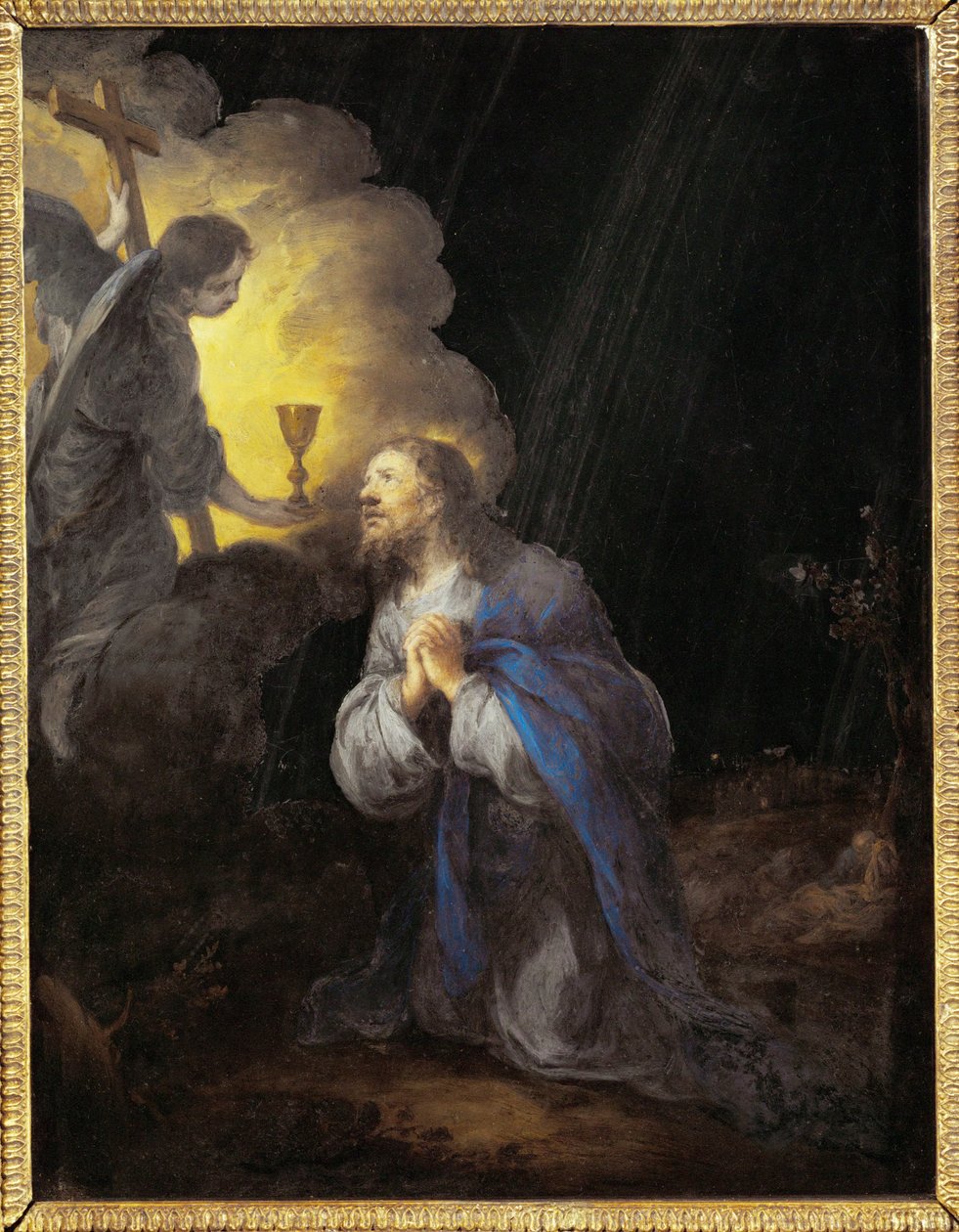 Le Christ au jardin des oliviers - Chrystus w Ogrodzie Getsemani ... autorstwa Bartolome Esteban (school of) Murillo