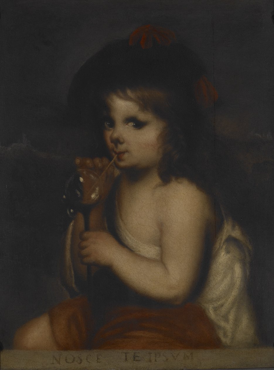 Chłopiec dmuchający bańki (olej na płótnie) autorstwa Bartolomé Esteban Murillo