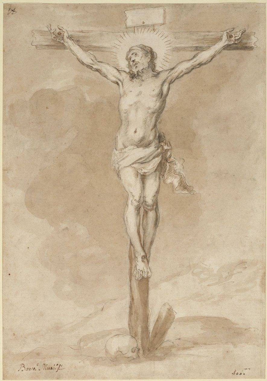 Chrystus na krzyżu autorstwa Bartolomé Esteban Murillo