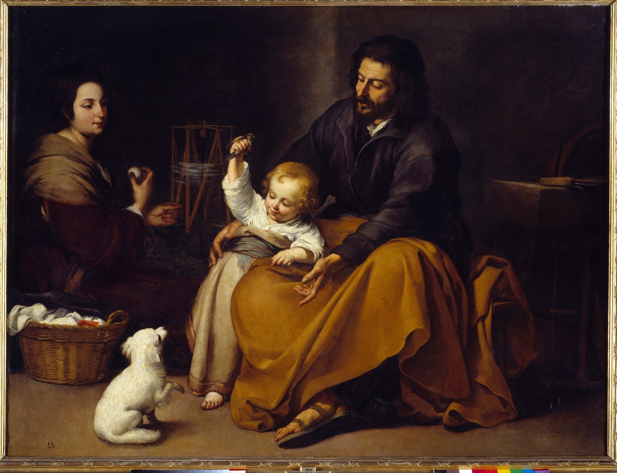 Obraz Świętej Rodziny Bartolome Murillo (1618-1682) autorstwa Bartolomé Esteban Murillo