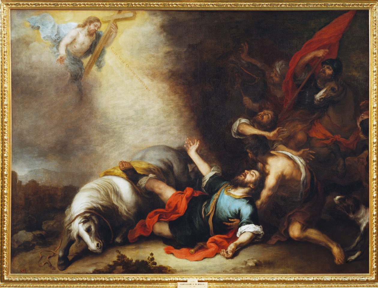 Nawrócenie świętego Pawła (obraz na płótnie) autorstwa Bartolome Esteban Murillo