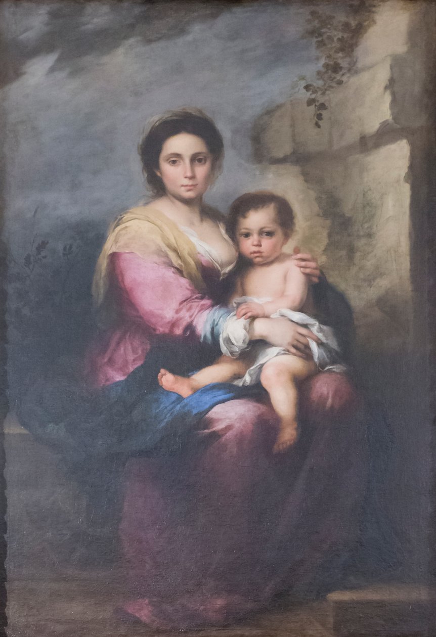 Madonna karmiąca autorstwa Bartolomé Esteban Murillo