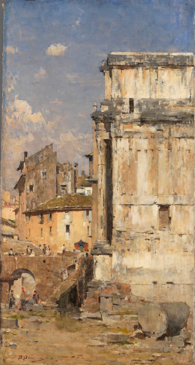 Łuk Septymiusza Sewera autorstwa Bartolomeo Bezzi