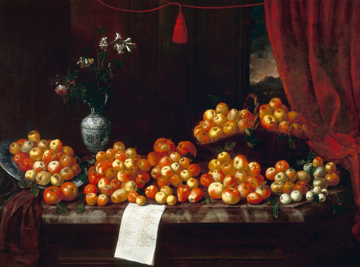 Jabłka autorstwa Bartolomeo Bimbi