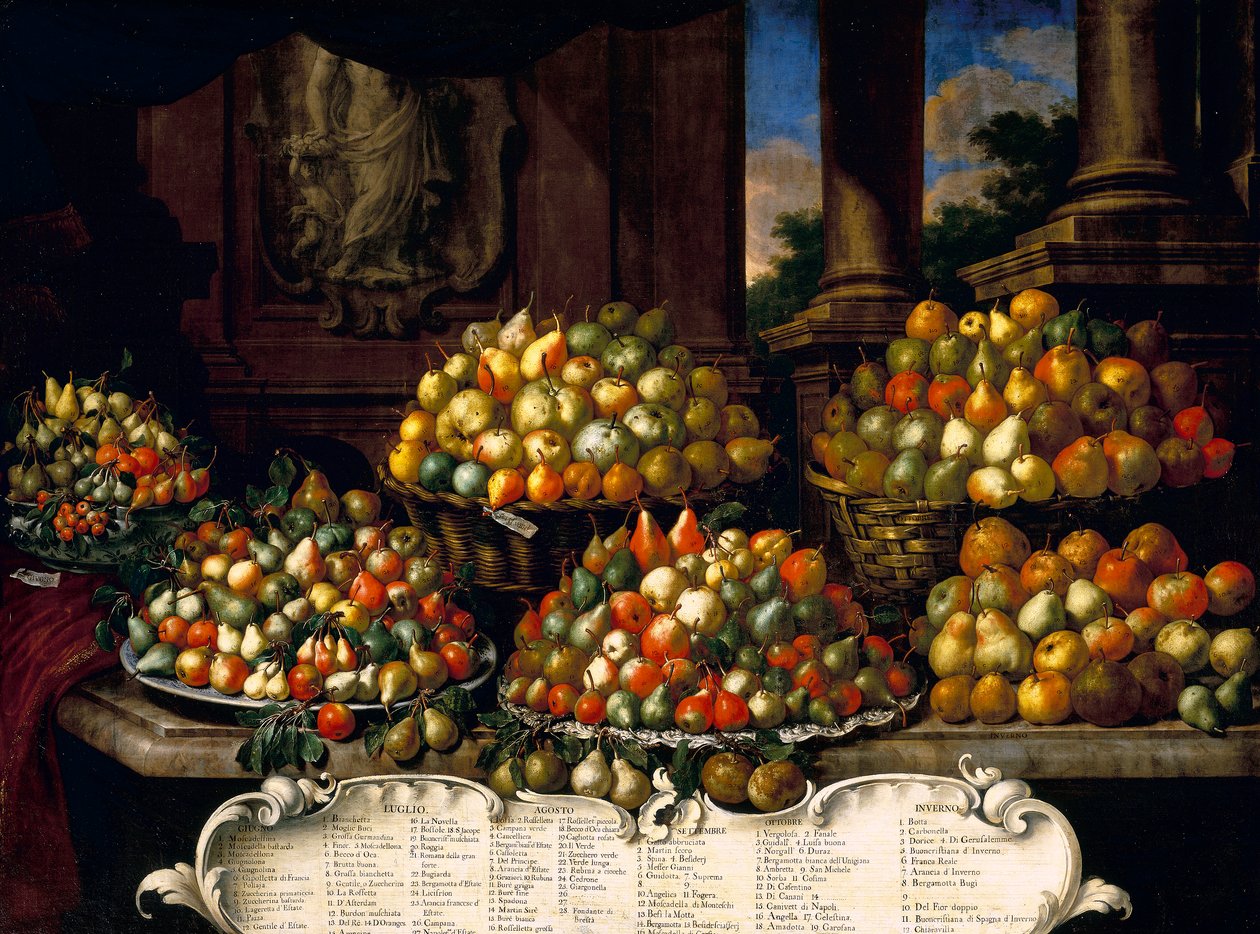 Gruszki autorstwa Bartolomeo Bimbi