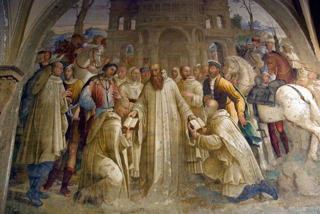 Jak błogosławione wysłać Maurycego do Francji i spokojnego na Sycylię autorstwa Bartolomeo Neroni