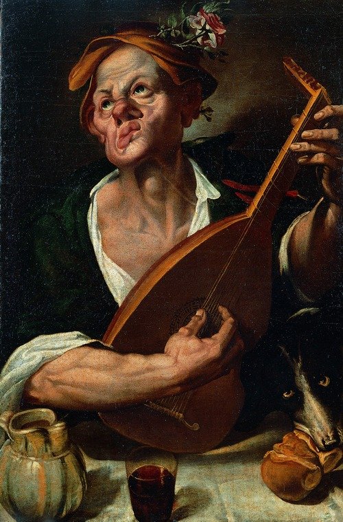 Gracz lutni autorstwa Bartolomeo Passarotti
