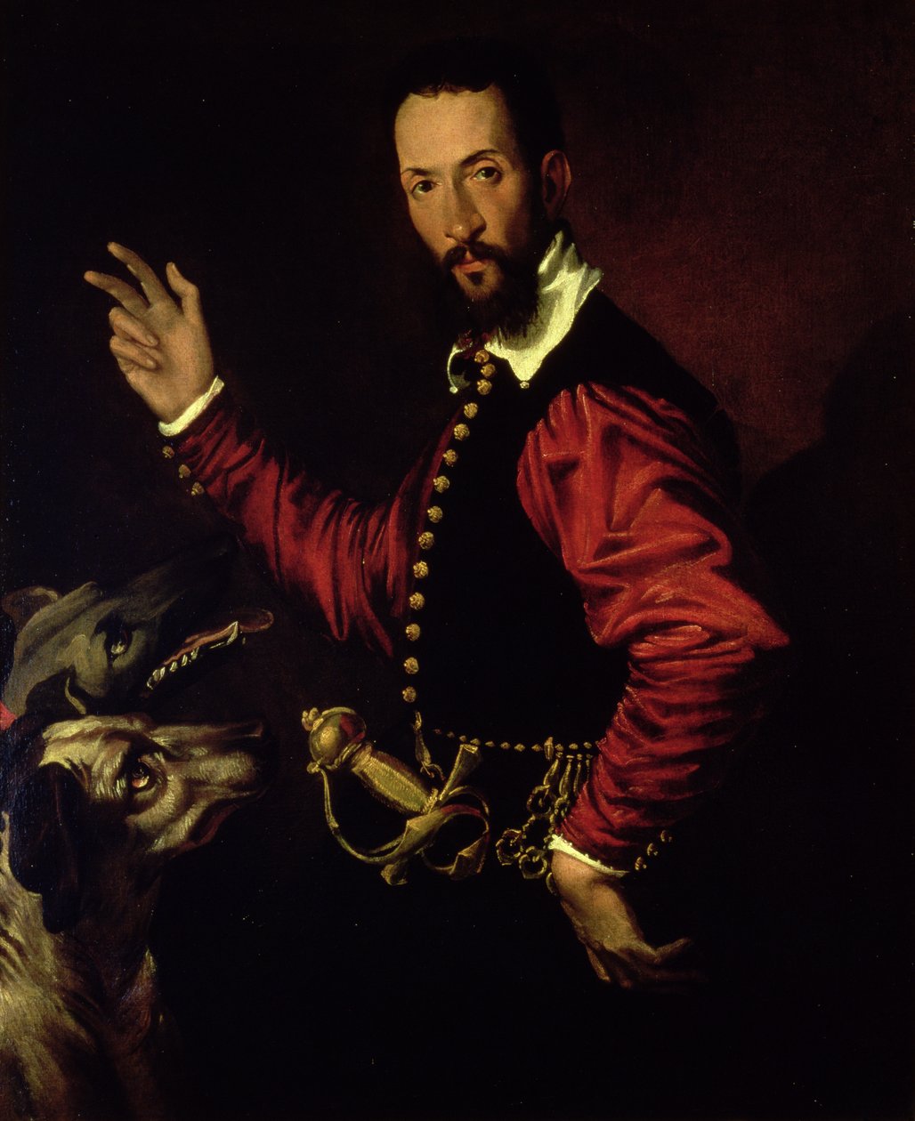 Portret Guidubaldo II della Rovere, księcia Urbino autorstwa Bartolomeo Passarotti