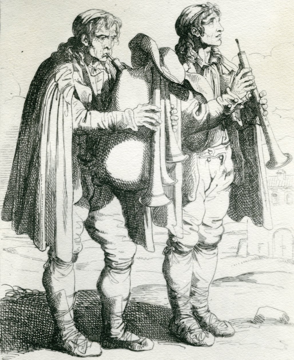Li Pifferari, 1810 autorstwa Bartolomeo Pinelli