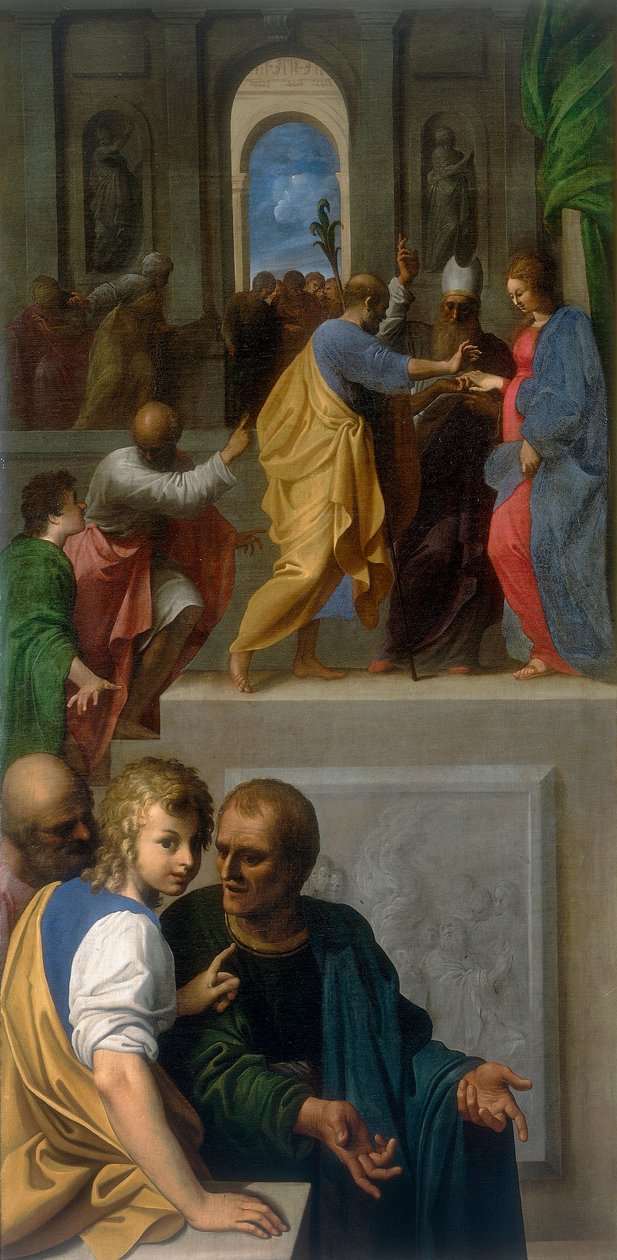 Ślub Dziewicy autorstwa Bartolomeo Schedoni