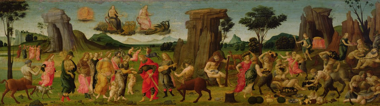 Małżeństwo Tetydy i Peleusa autorstwa Bartolomeo di Giovanni