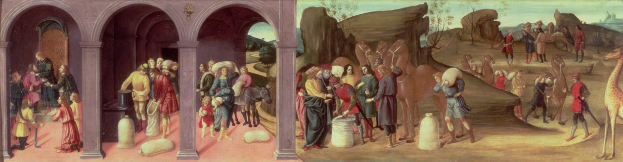 Historia Józefa, II, (panel) autorstwa Bartolomeo di Giovanni