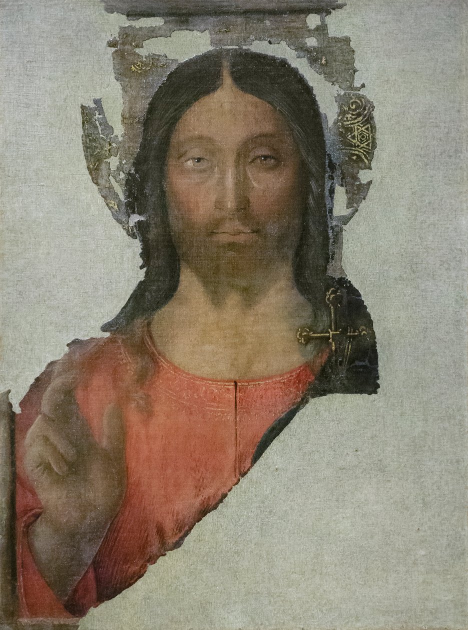 Salvator mundi, ok. 1480-81 (tempera na panelu) autorstwa Bartolomeo (attr. to) Della Gatta
