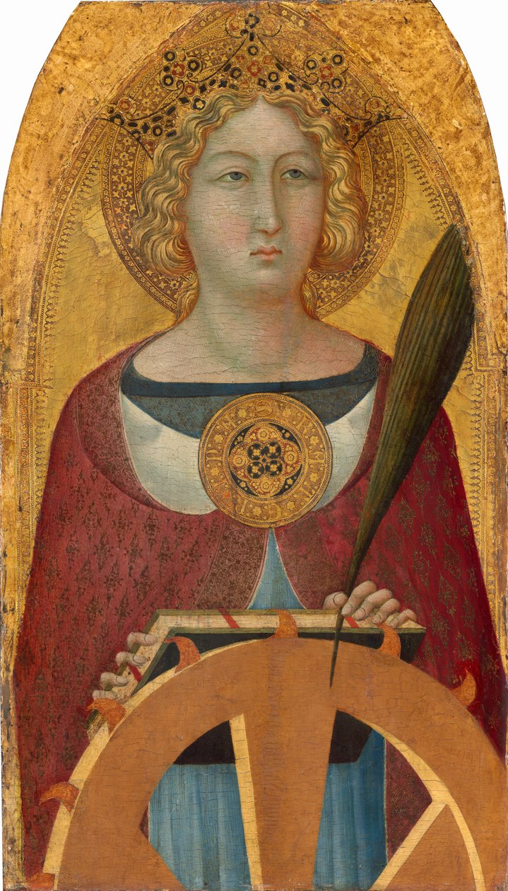 Święta Katarzyna Aleksandryjska autorstwa Bartolomeo Bulgarini