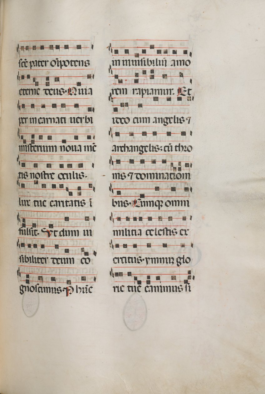 Mszał: Fl. 177: Muzyka do różnych modlitw zwyczajnych, 1469. autorstwa Bartolomeo Caporali
